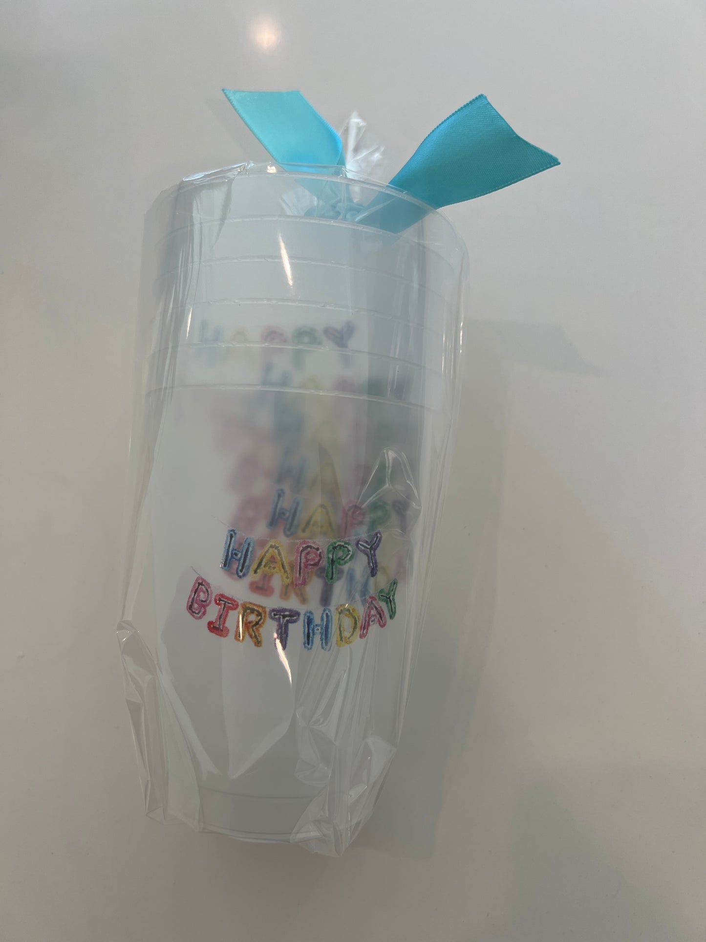 Happy Birthday Frosted - 6 count package size