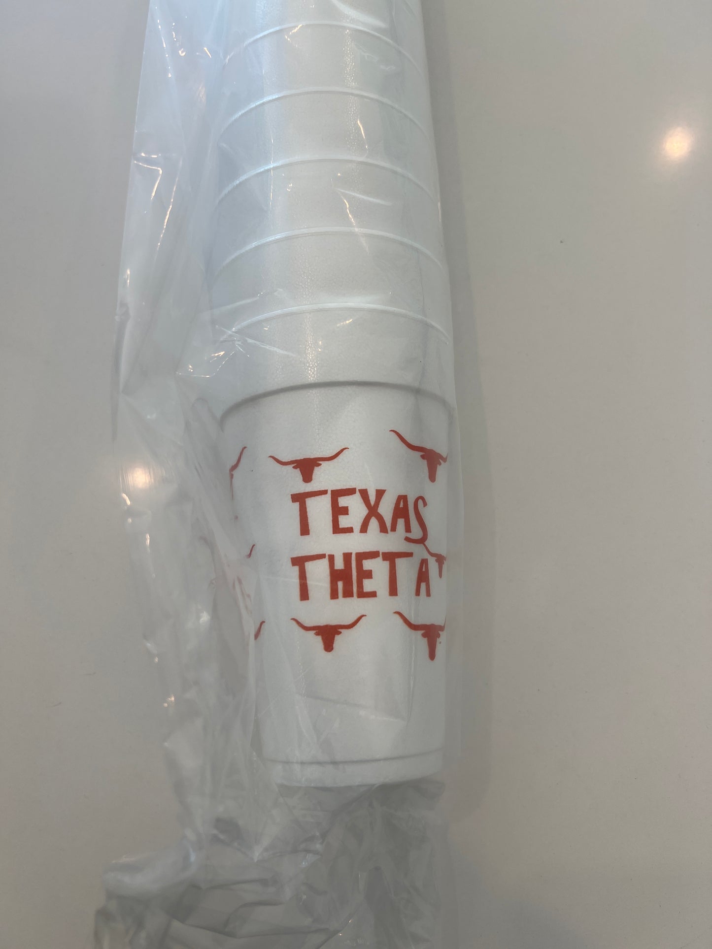 Texas Theta KAO - 20 oz Styrofoam Cup - 25 count package size